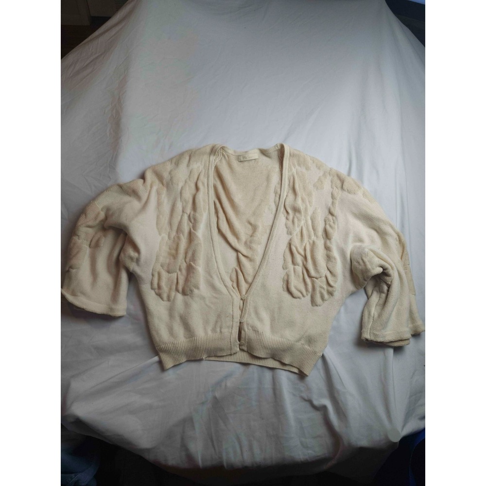 Mes Demoiselles Paris Cardigan Womens‎ 0 Ivory Romantic Ethereal Parisian Chic